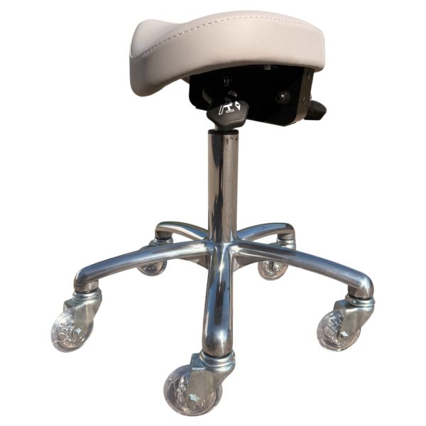 werkkruk Jockey chrome met skaterwielen - Afbeelding 7