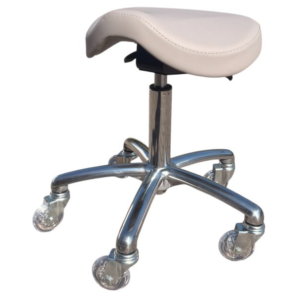 werkkruk Jockey chrome met skaterwielen - Afbeelding 5