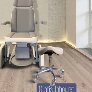 Behandelstoel PODO BEAUTY duokleur + GRATIS tabouret